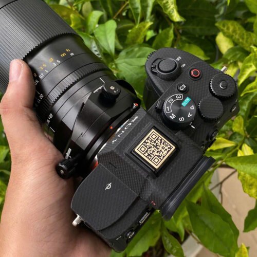 Personalized QR Code Hot Shoe Cover - High-Quality Metal Camera Accessory PE00062 photo review